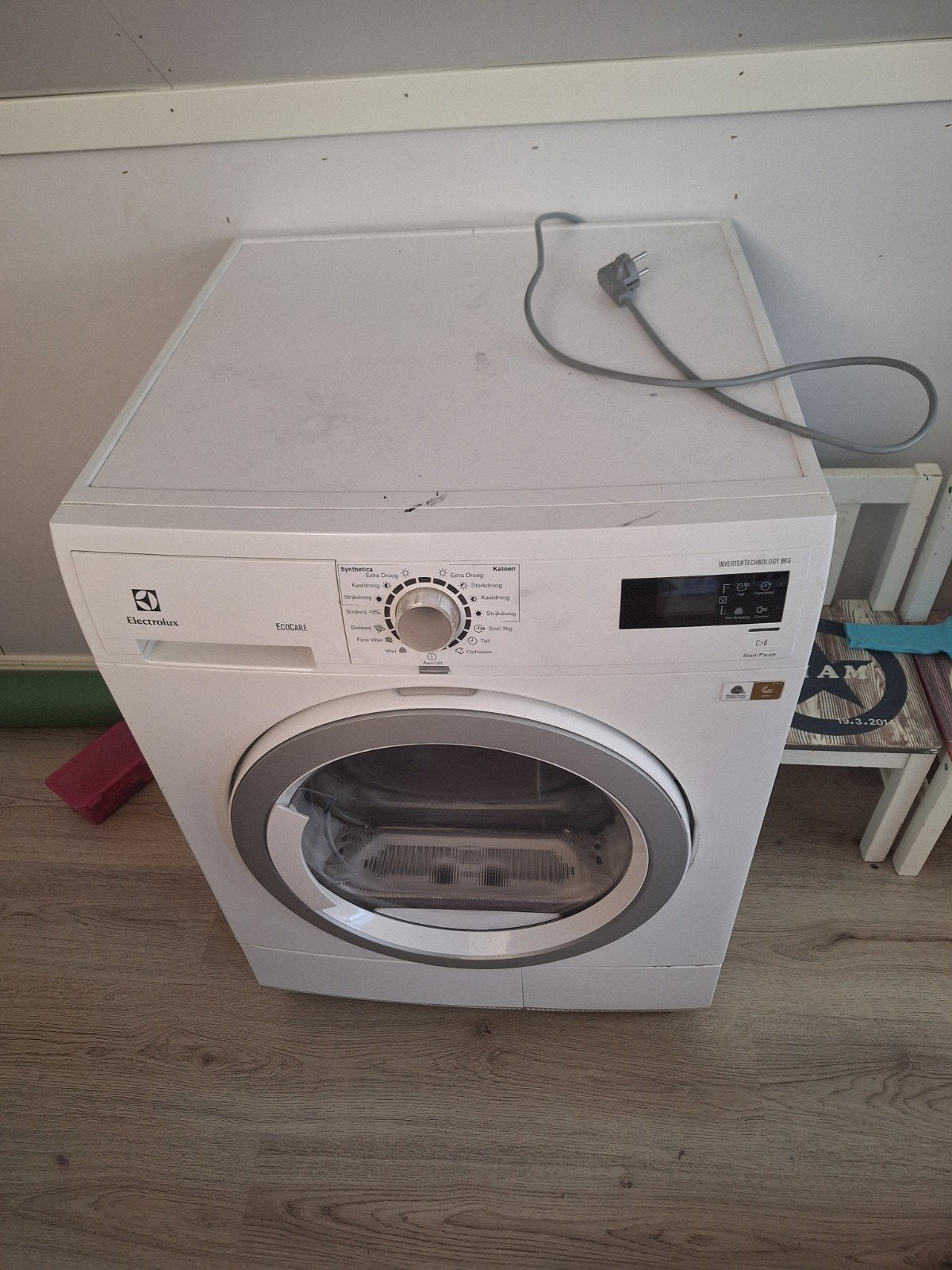 Electrolux ECOCLEAN condensdroger, Witgoed en Apparatuur, 6 tot 8 kg, Ophalen, Condens, 85 tot 90 cm