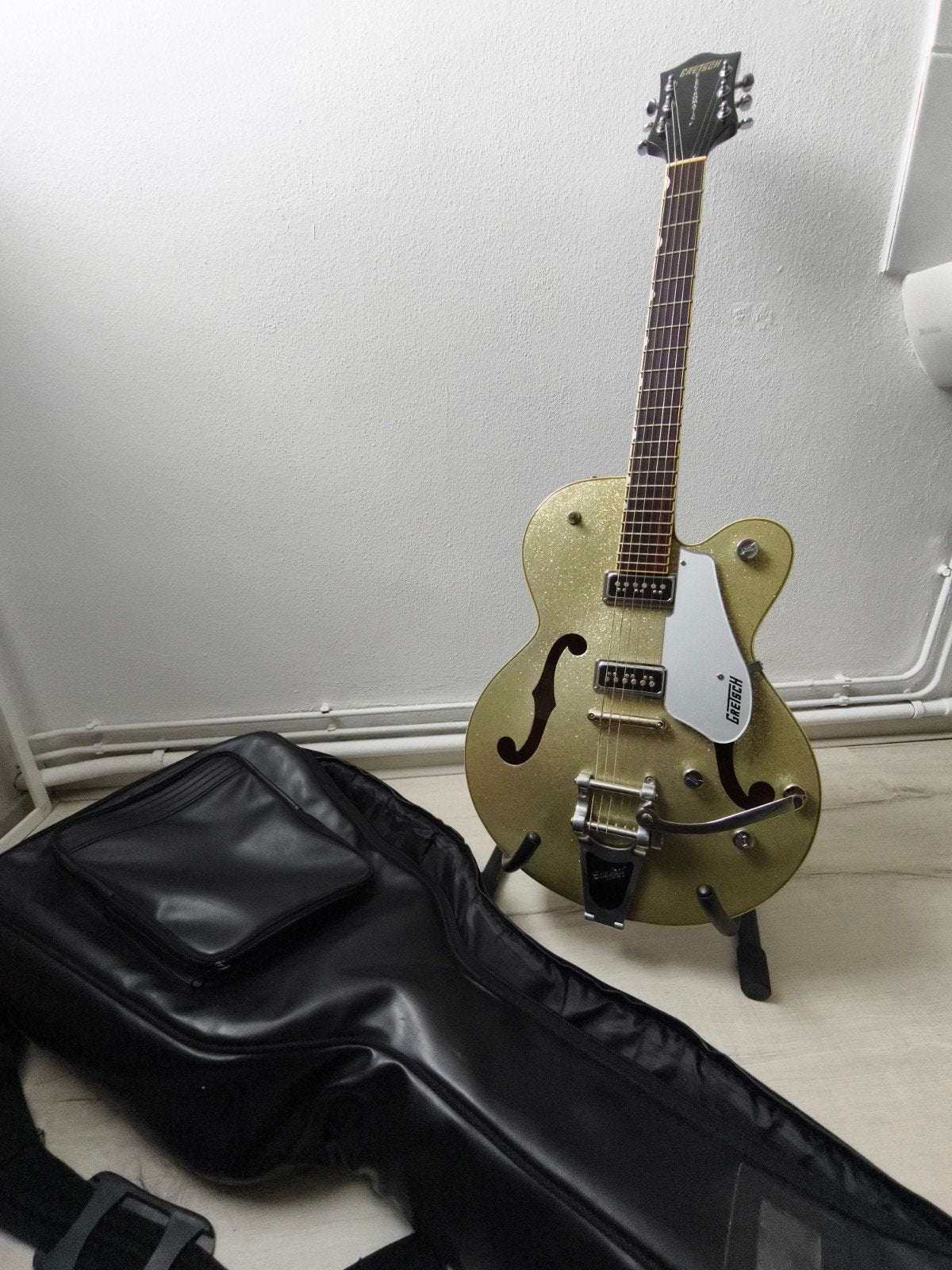 Gretsch G5126 silver sparkle, Ophalen, Gebruikt, Hollow body, Overige merken