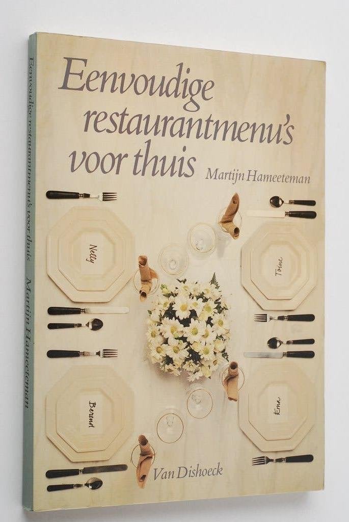 Eenvoudige restaurantmenu's voor thuis (1983), Boeken, Verzenden, Zo goed als nieuw, Martijn Hameeteman