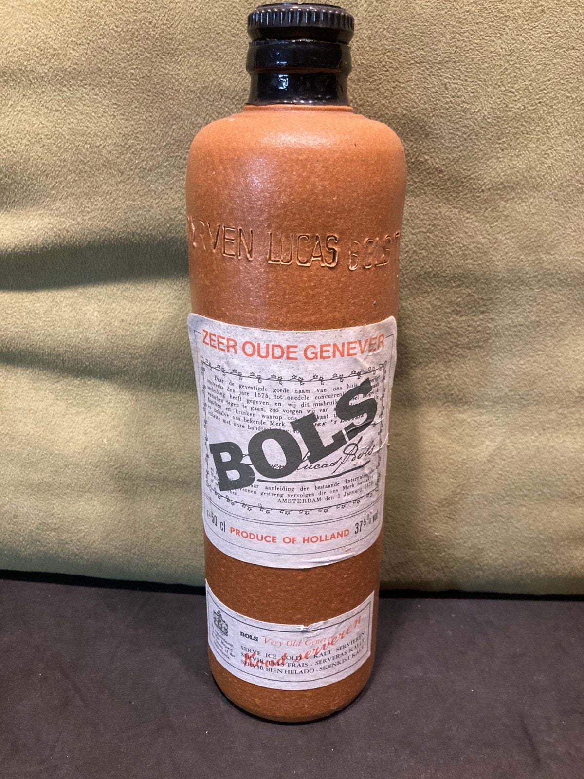 Oud Bols kruikje 500 ml ( 031125s), Antiek en Kunst, Antiek | Keramiek en Aardewerk, Ophalen of Verzenden