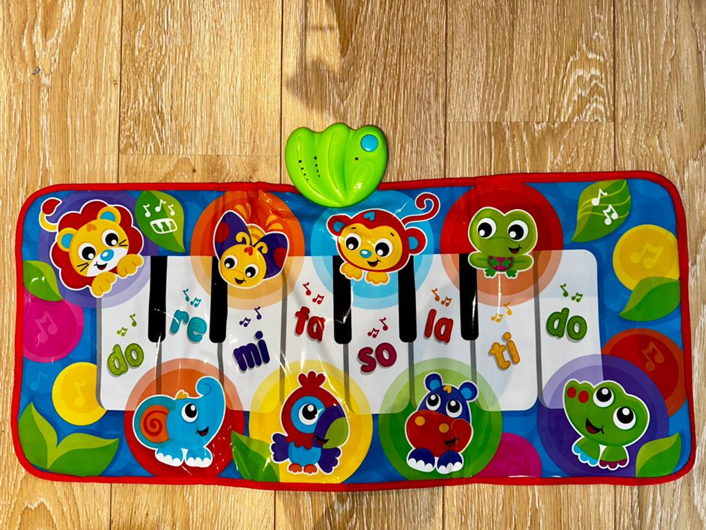 Playgro Jumbo Jungle Musical Piano Mat Speelkleed, Ophalen of Verzenden, Zo goed als nieuw, Speelkleed, Met geluid