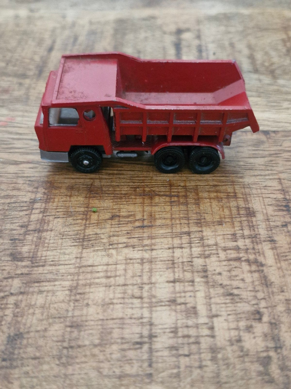 Vintage rode speelgoed kiepwagen, Ophalen of Verzenden, Gebruikt