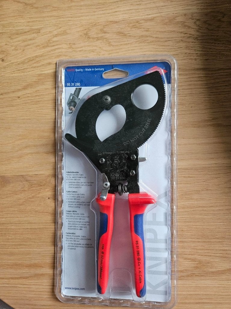 Knipex kabelschaar 9531280 nieuw in pak, Ophalen of Verzenden, Nieuw