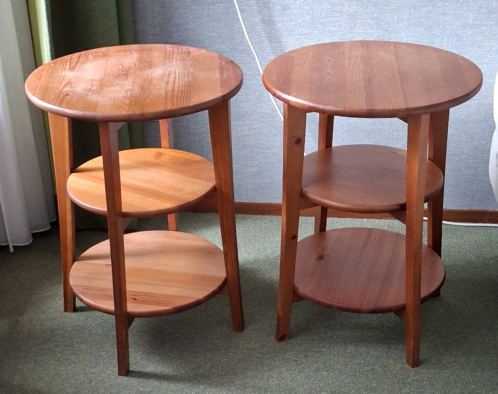 bedtafeltjes, Ophalen, Minder dan 55 cm, Gebruikt, Rond