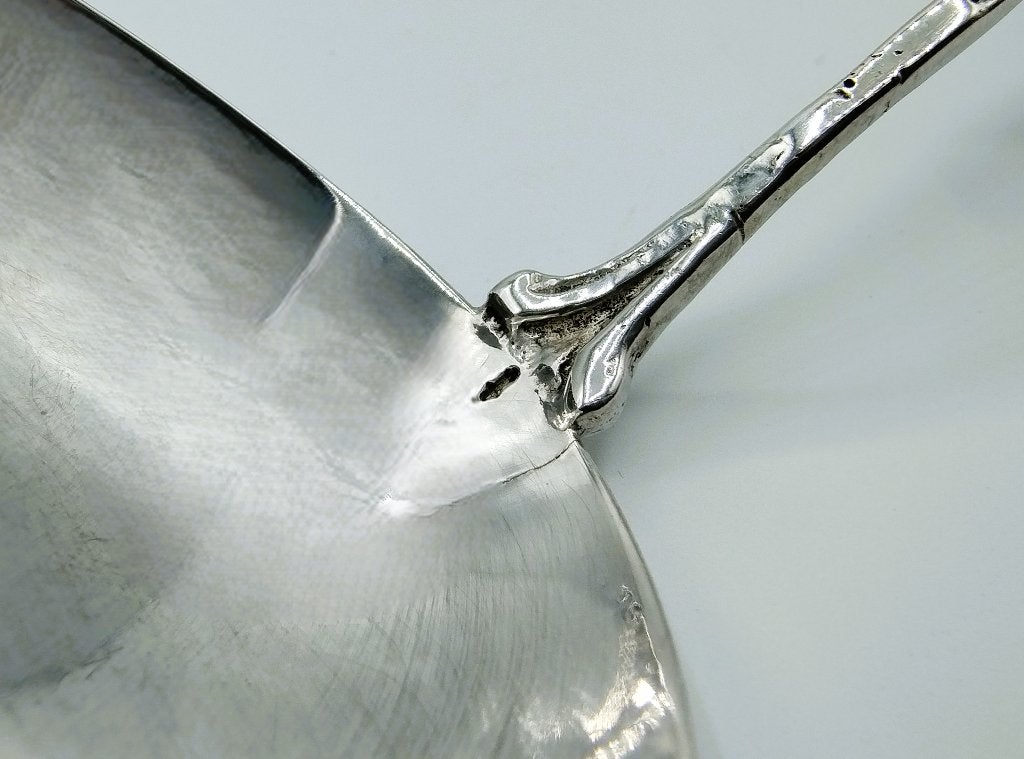 Zilveren roomlepel, ca. 1920, Antiek en Kunst, Antiek | Goud en Zilver, Verzenden, Zilver