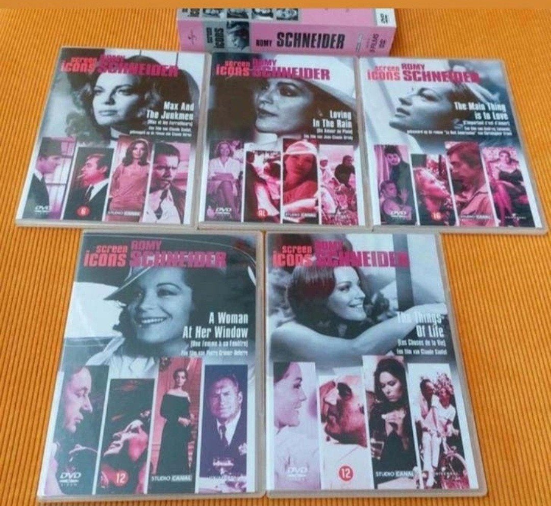 Romy Schneider Screen Icons DVD Boxset - 5 Films, Alle leeftijden, Ophalen of Verzenden, Zo goed als nieuw