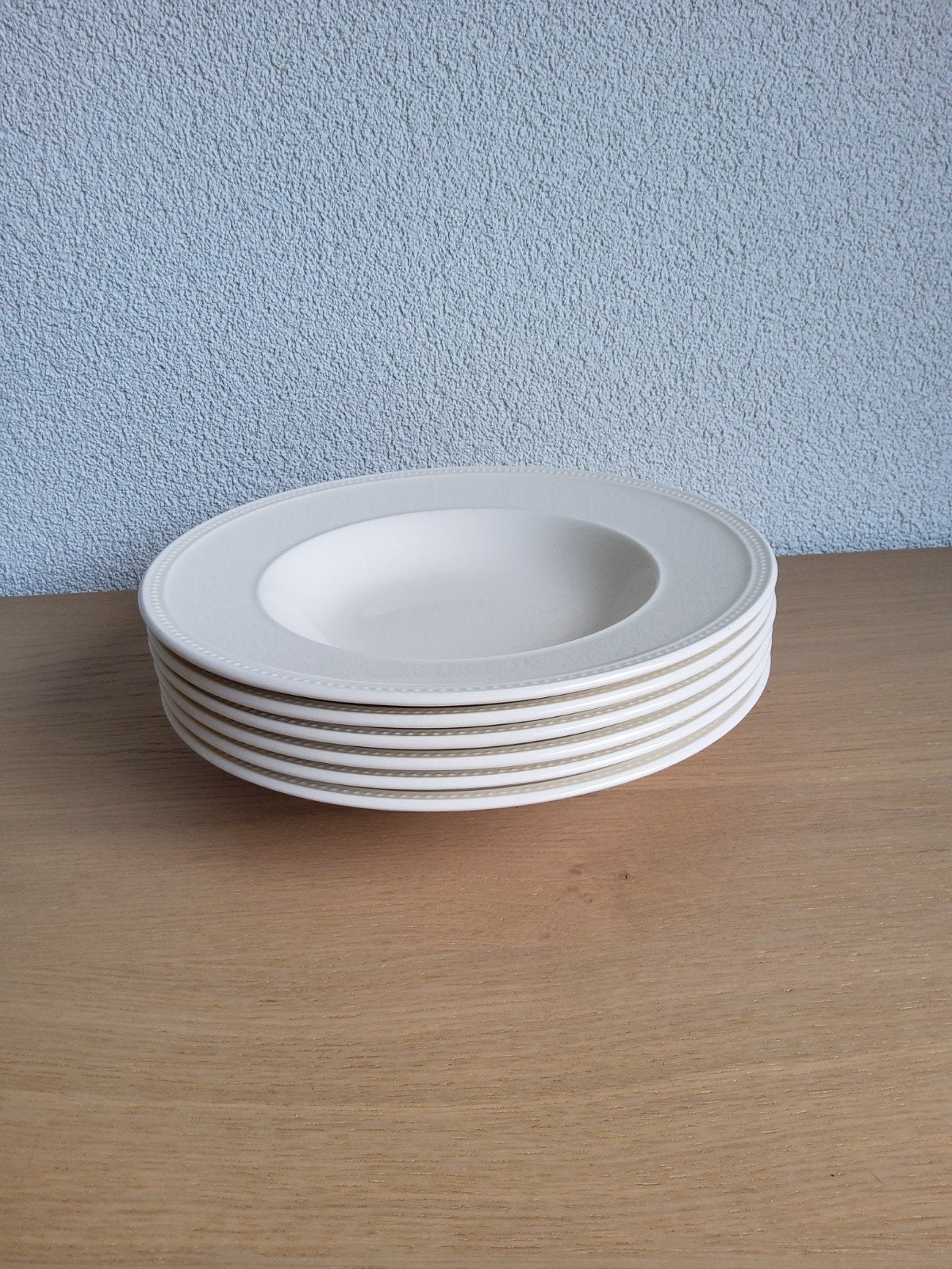 Diepe borden Wedgwood Windsor, Ophalen of Verzenden, Gebruikt, Porselein, Bord(en)
