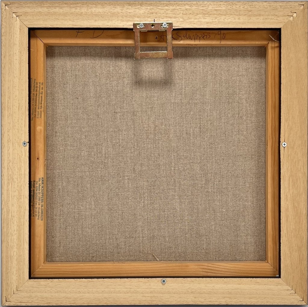 596. Olieverfschilderij, Arie Schippers, 1998, Antiek en Kunst, Ophalen of Verzenden