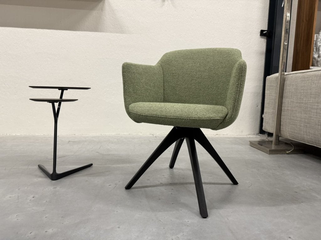 Splinter nieuw Rolf Benz 640 Draai Stoel Groen stof Monza