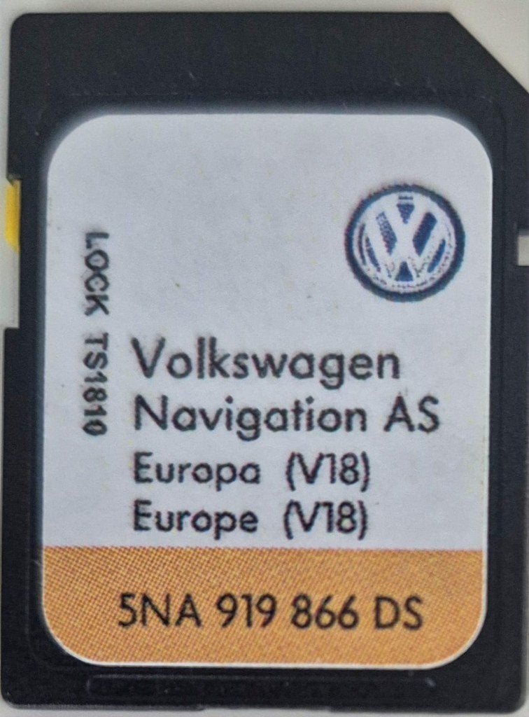 Navigatie AS Volkswagen voor west Europa, Ophalen