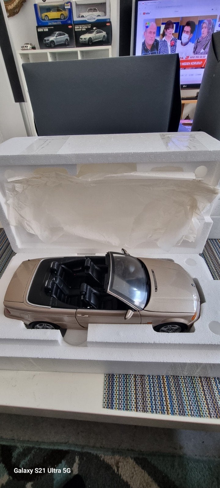 BMW  3SER CABRIO HARD TOP KYOSHO DEALER EDITION, Hobby en Vrije tijd, Ophalen of Verzenden, Zo goed als nieuw, Kyosho