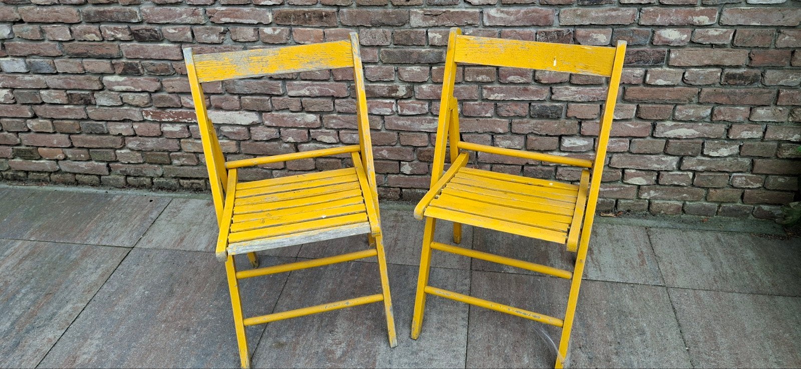 Houten tuinstoelen, Ophalen, Gebruikt, Hout