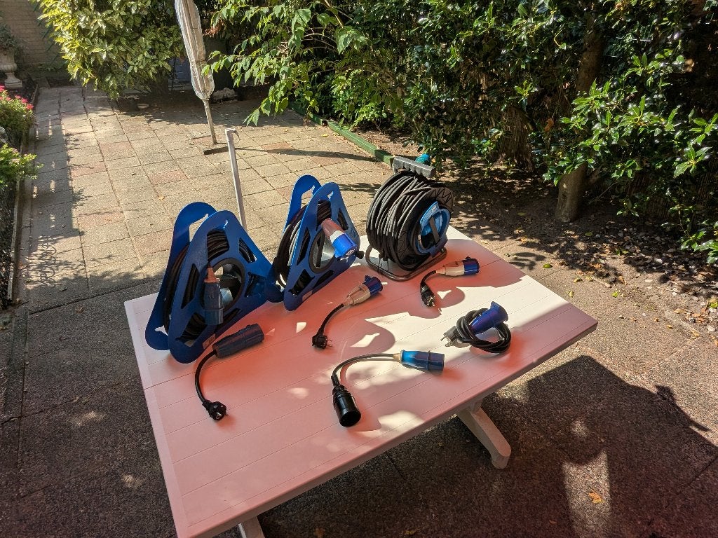 Crusader Neopreen Kabelhaspels en Verlengkabels, Ophalen, Gebruikt