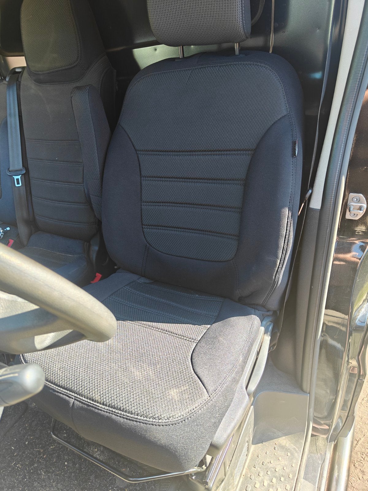 Bijrijders stoelhoes zwart, Ophalen, Nieuw, Fiat
