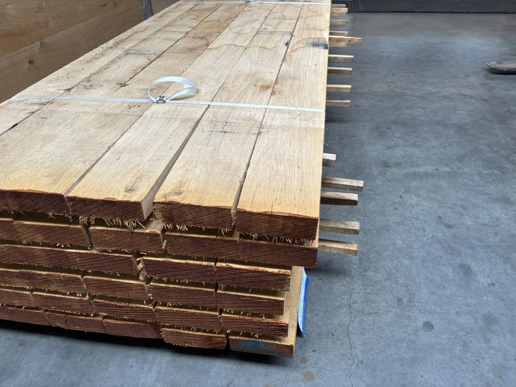 5x15 CM frans eiken fijnbezaagd div lengte op voorraad