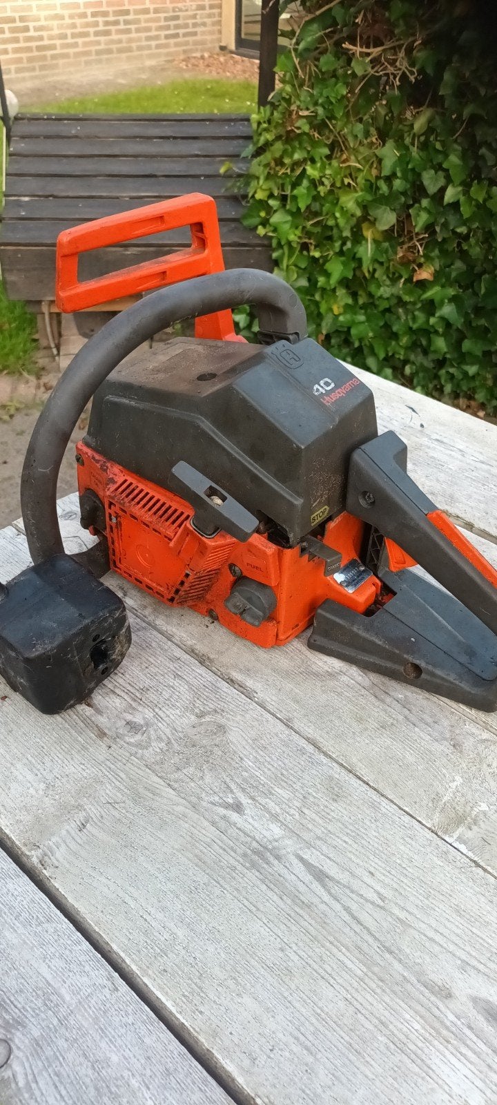 Husqvarna type 40 kettingzaag loop/sloop of onderdelen donor, Ophalen, Gebruikt