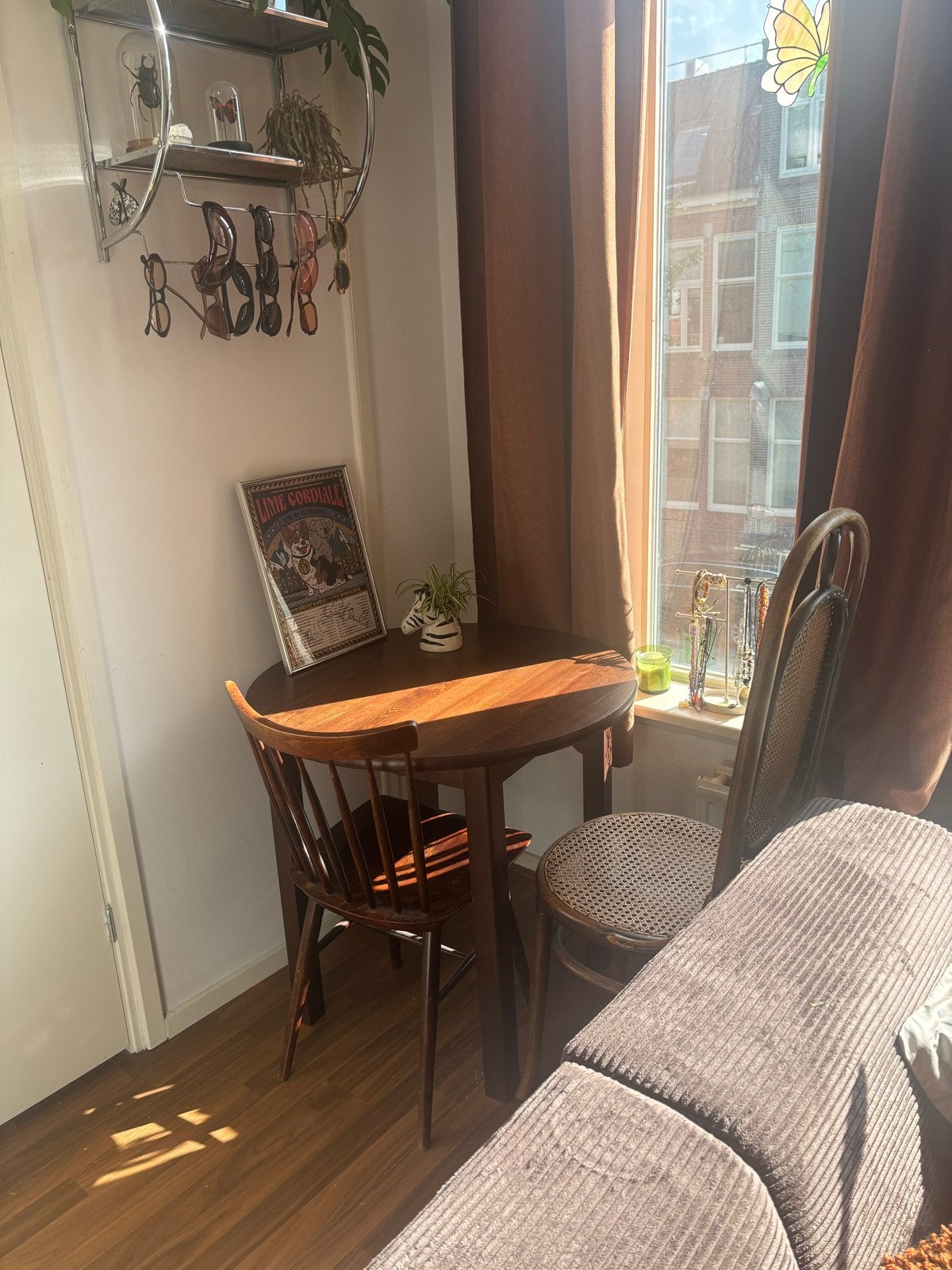 Ronde tafel  80 cm, Huis en Inrichting, Tafels | Eettafels, Ophalen, Gebruikt, Rond, 50 tot 100 cm