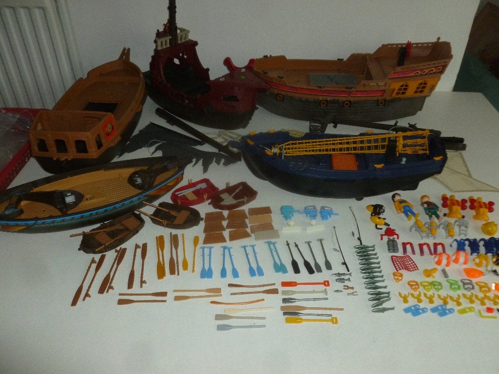 Playmobil Onderdelen Schepen+Duikers Prijs Per Stuk Vanaf, Ophalen of Verzenden, Gebruikt, Losse onderdelen, Boot/Schip