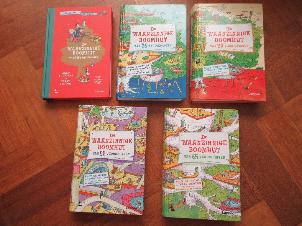 5 x boeken De Waanzinnige Boomhut, Ophalen of Verzenden, Gelezen, Fictie algemeen