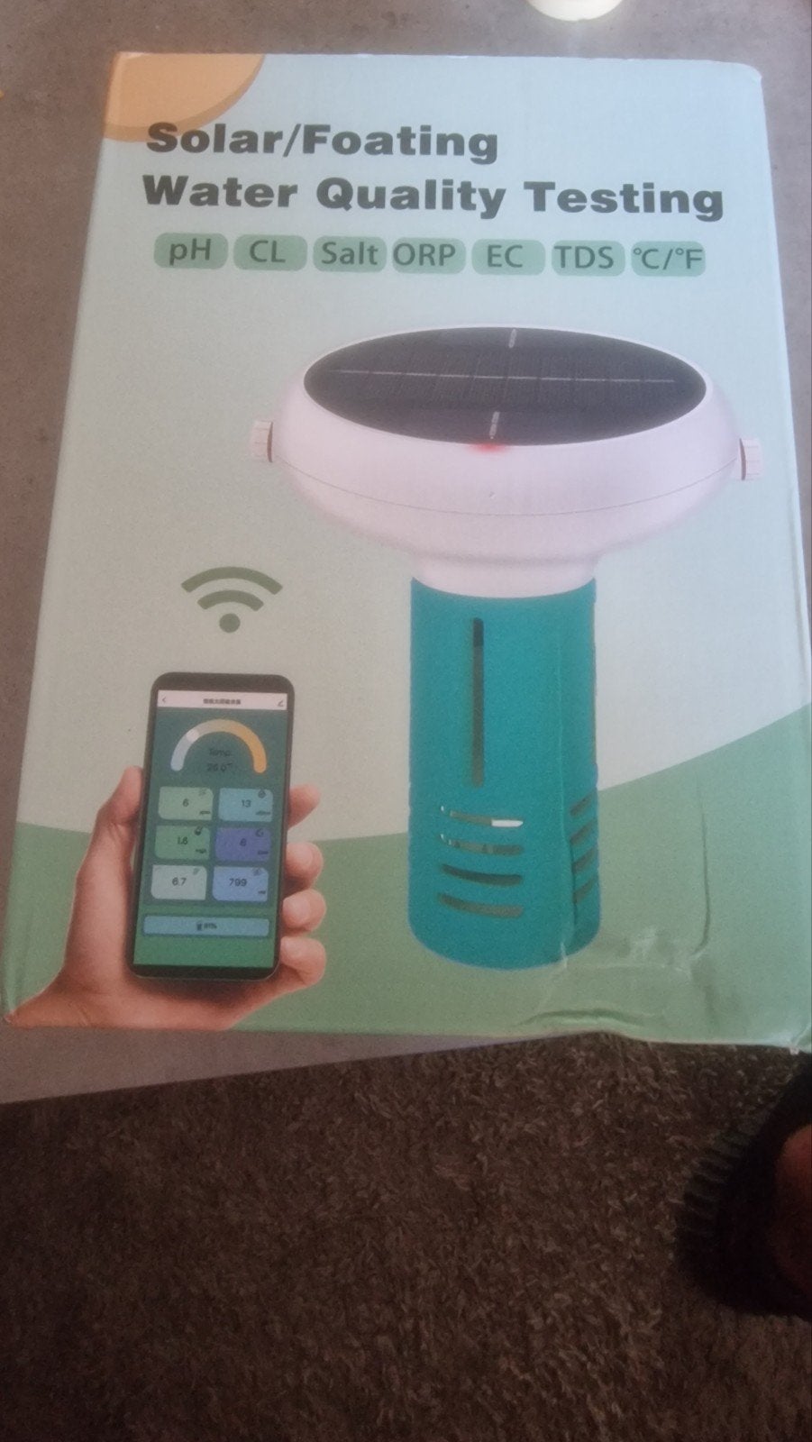 Drijvende Solar Waterkwaliteit Tester voor Zwembad/Spa, Tuin en Terras, Zwembad-toebehoren, Ophalen of Verzenden, Nieuw