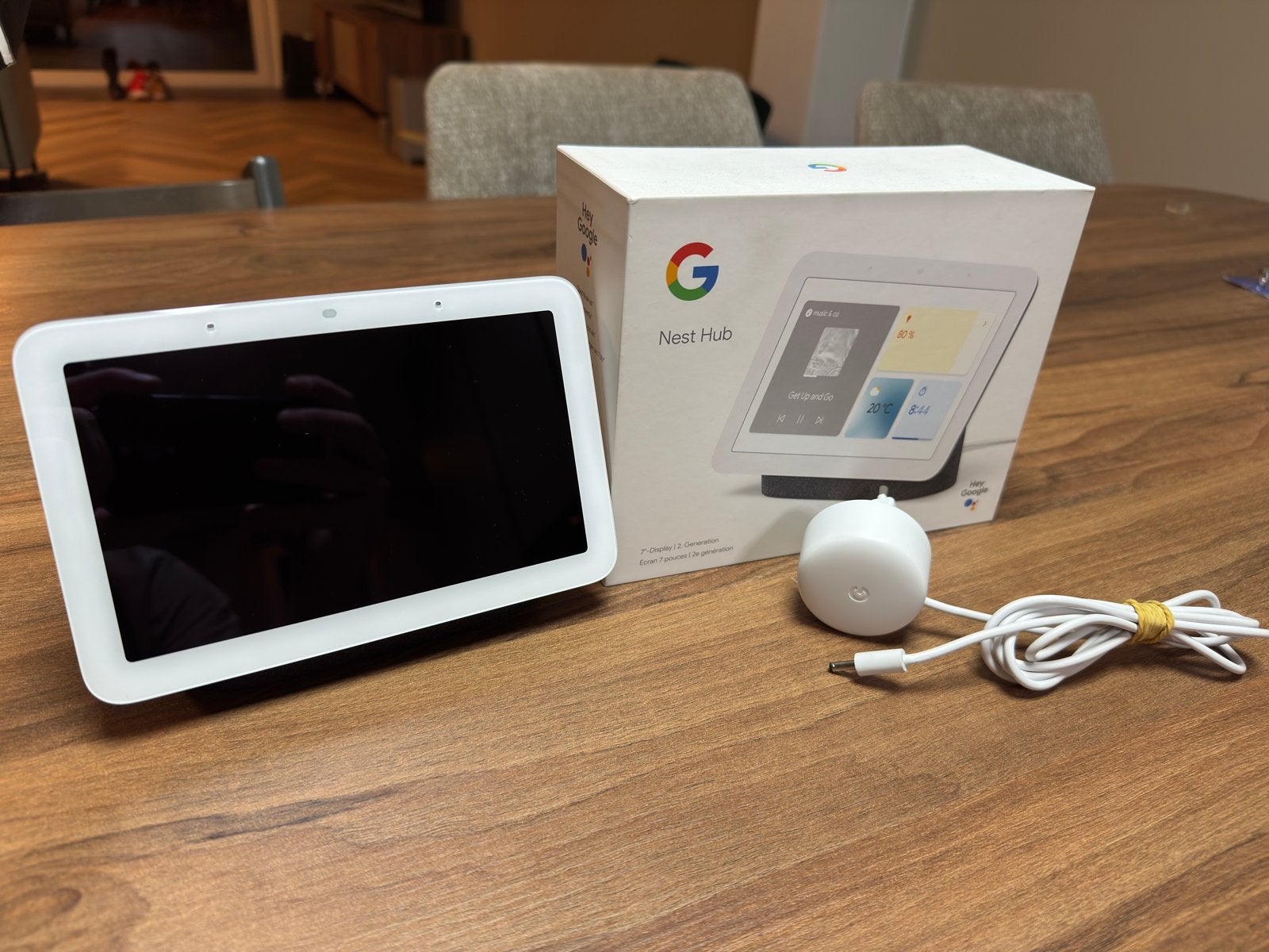 Google Nest Hub 7 inch – 2e generatie, Verzenden, Zo goed als nieuw