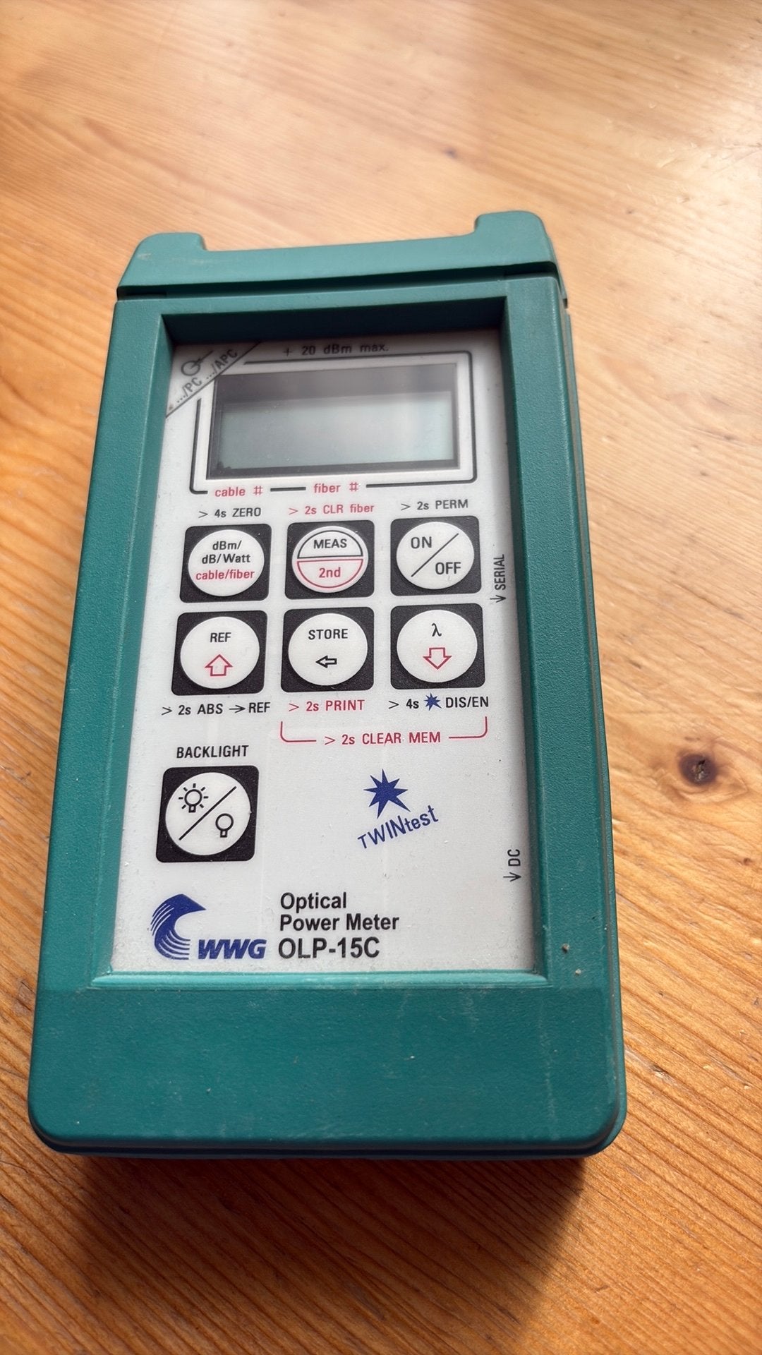 Optical power meterOLP-15C, Telecommunicatie, Ophalen of Verzenden, Zo goed als nieuw