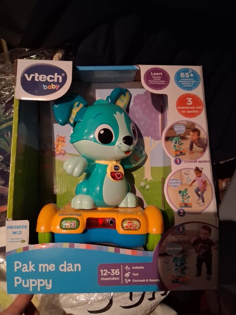 VTech Baby Pak me dan Puppy - Interactief Speelgoed, Ophalen of Verzenden, Nieuw, Overige typen, Met licht