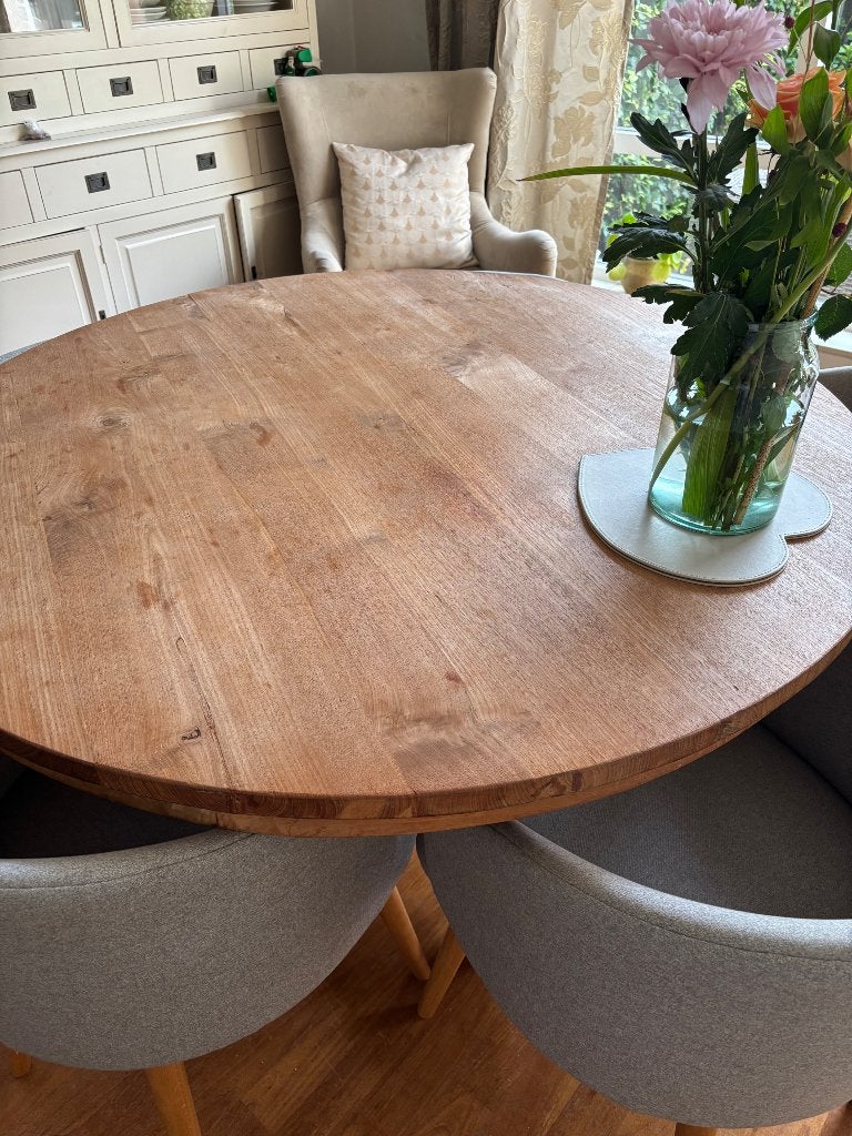 Tafel rond, Ophalen