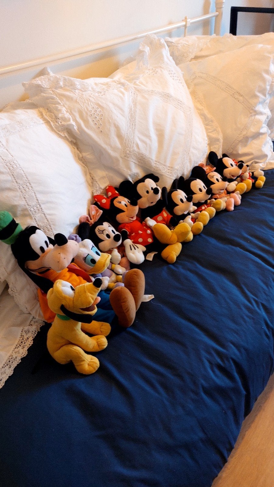 Grote collectie Disney knuffels:Minnie, Goofy, Pluto, Verzamelen, Disney, Ophalen of Verzenden, Goofy of Pluto, Zo goed als nieuw