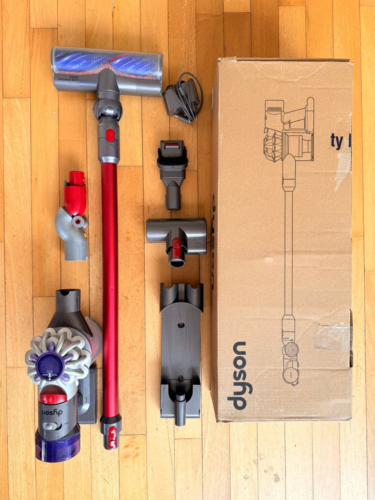 Dyson V8 Extra steelstofzuiger met originele verpakking, Witgoed en Apparatuur, Ophalen, Gebruikt, Draadloos, Dyson