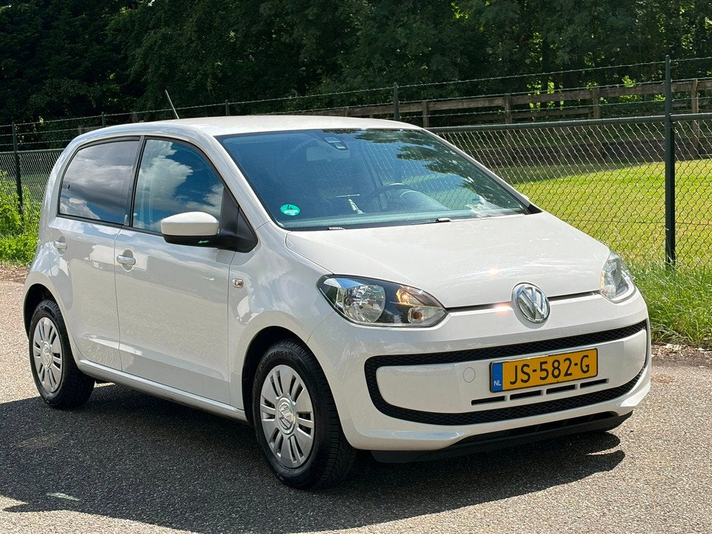 Volkswagen Up! 1.0 move up! BlueMotion /Navi/Airco/, Gebruikt, 840 kg, Wit, Origineel Nederlands