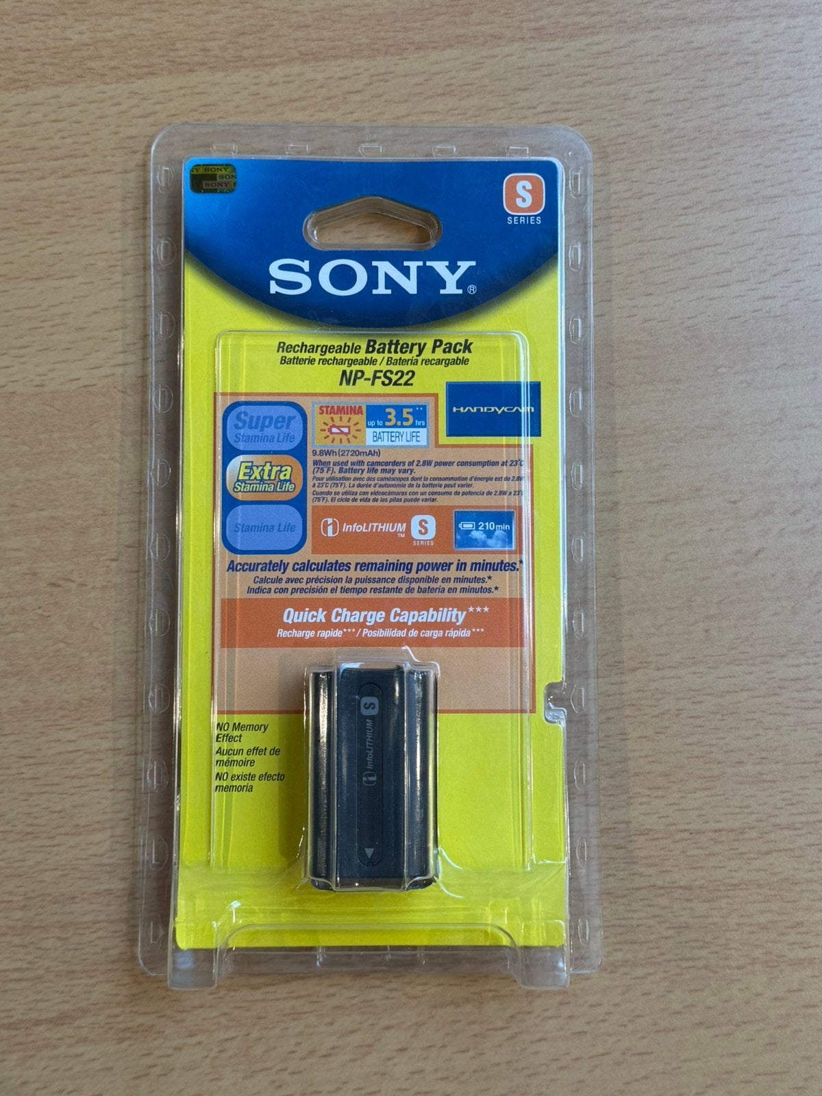 Sony NP-FS22 battery pack NIEUW in blister, Ophalen of Verzenden, Nieuw