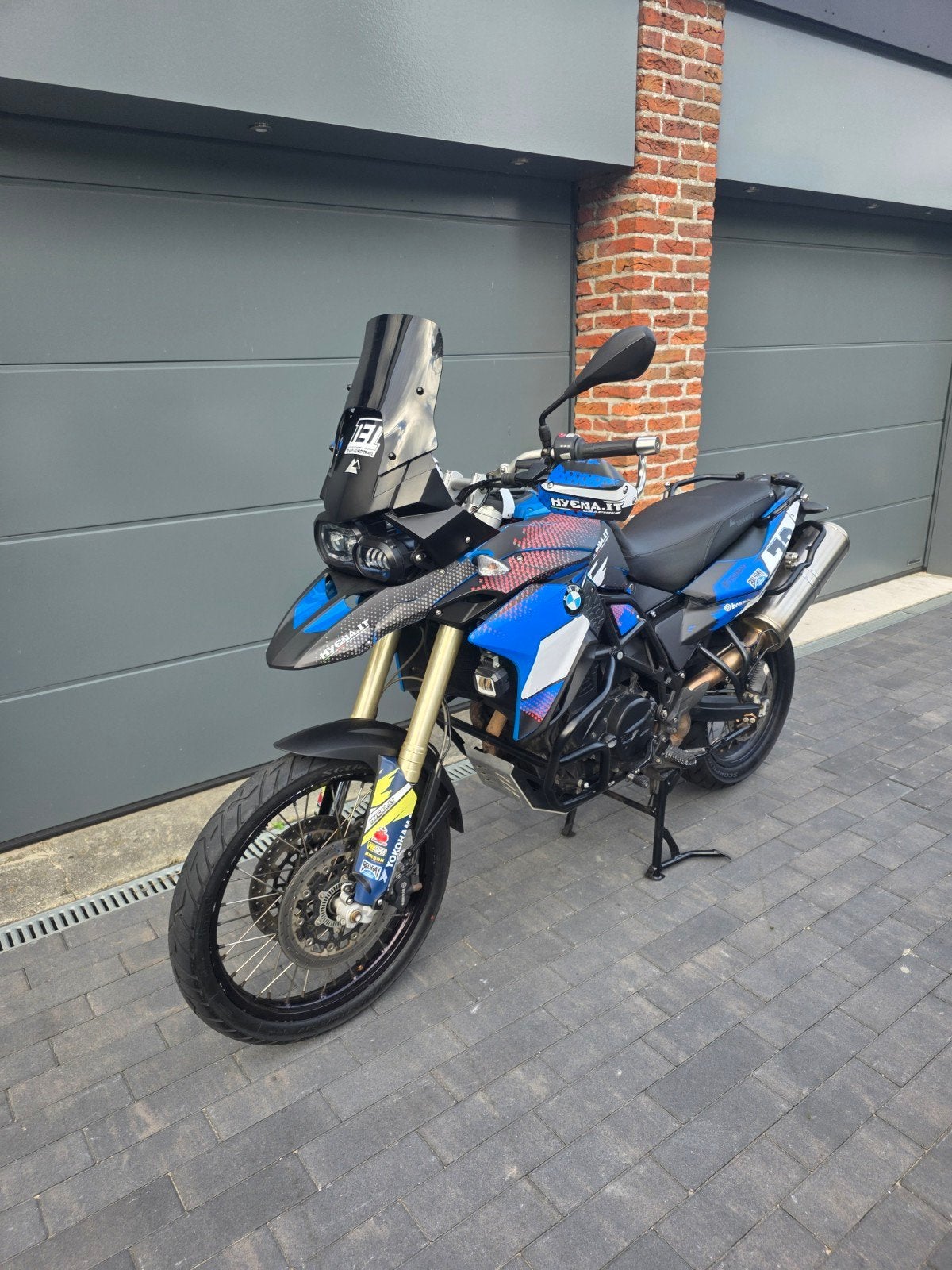 BMW F800GS 2015 met hyena sticker set TET, Gebruikt, Particulier, Meer dan 35 kW, Minimaal motorrijbewijs A2