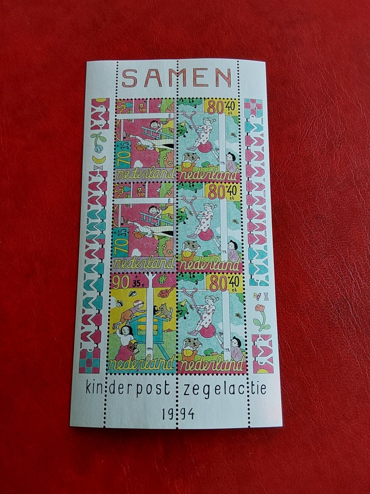nvph 1627 Blok Kinderzegels 1994 ( pf), Ophalen of Verzenden