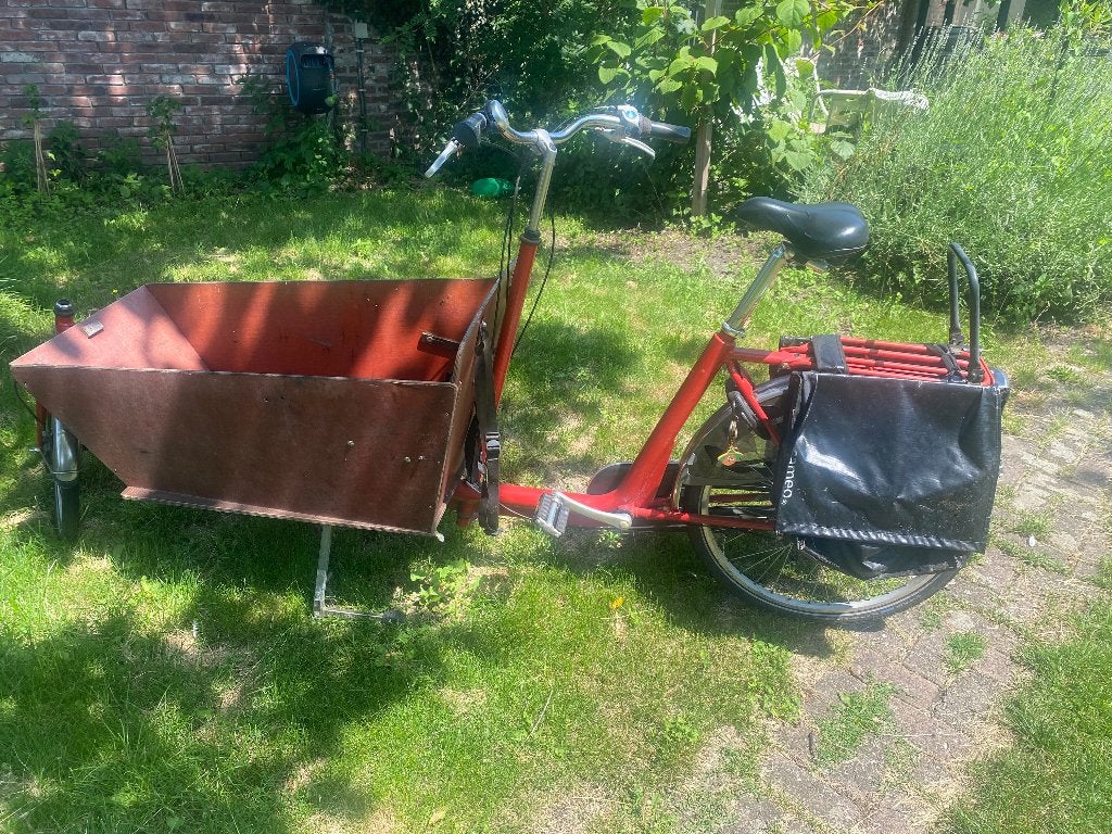 Bakfiets nl bakfiets - Ideaal voor kinderen of goederen, Fietsen en Brommers, Fietsen | Bakfietsen, Ophalen, Gebruikt, Huif