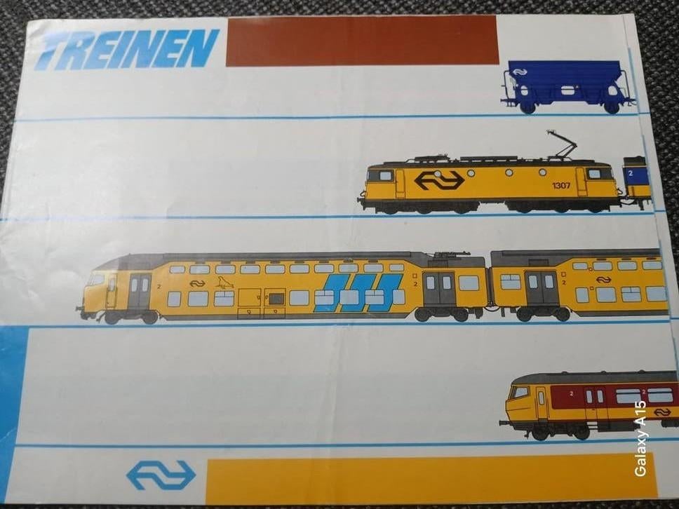 Trein folder, Ophalen of Verzenden, Zo goed als nieuw