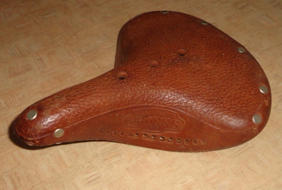 Brooks B68S zadel, Fietsen en Brommers, Fietsonderdelen, Gebruikt, Zadel, Leer, Ophalen of Verzenden