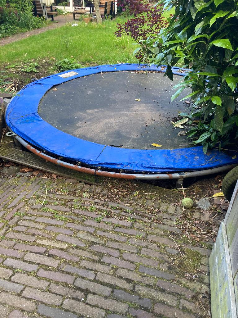 Trampoline, Ophalen, Gebruikt