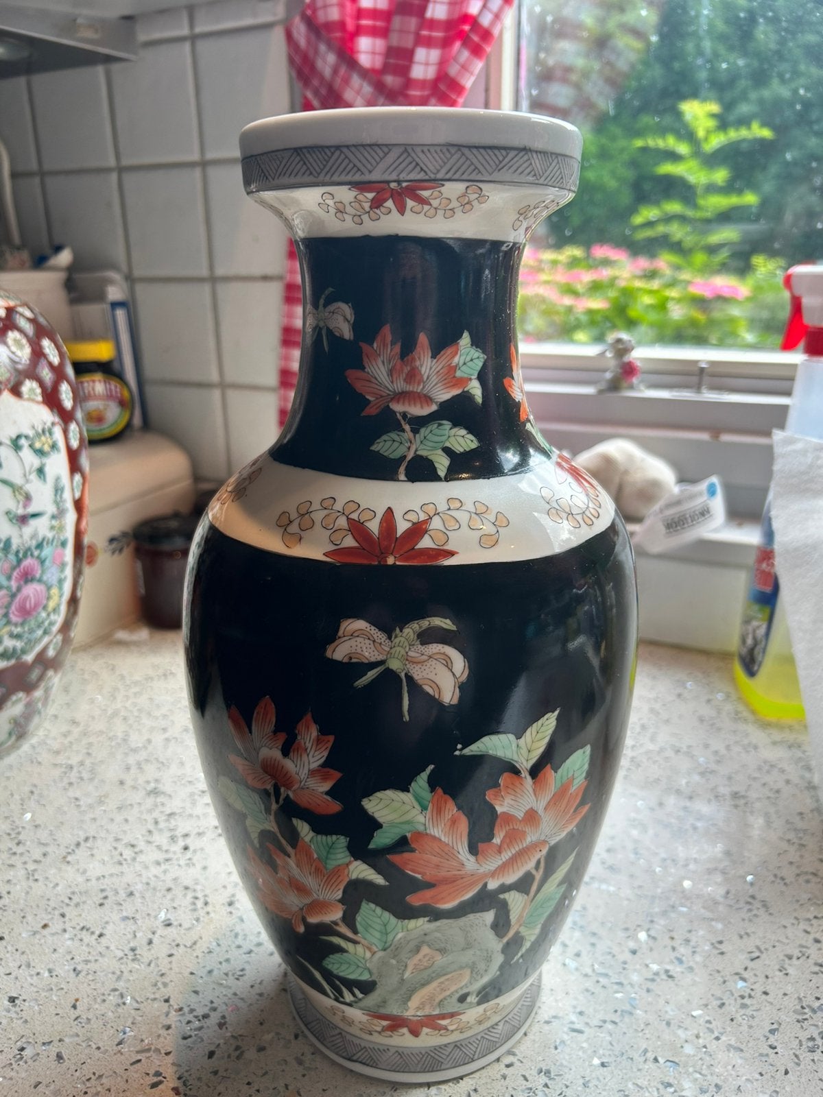 ✨ Prachtige Vintage Chinese Vaas uit 1970 ✨, Antiek en Kunst, Ophalen of Verzenden