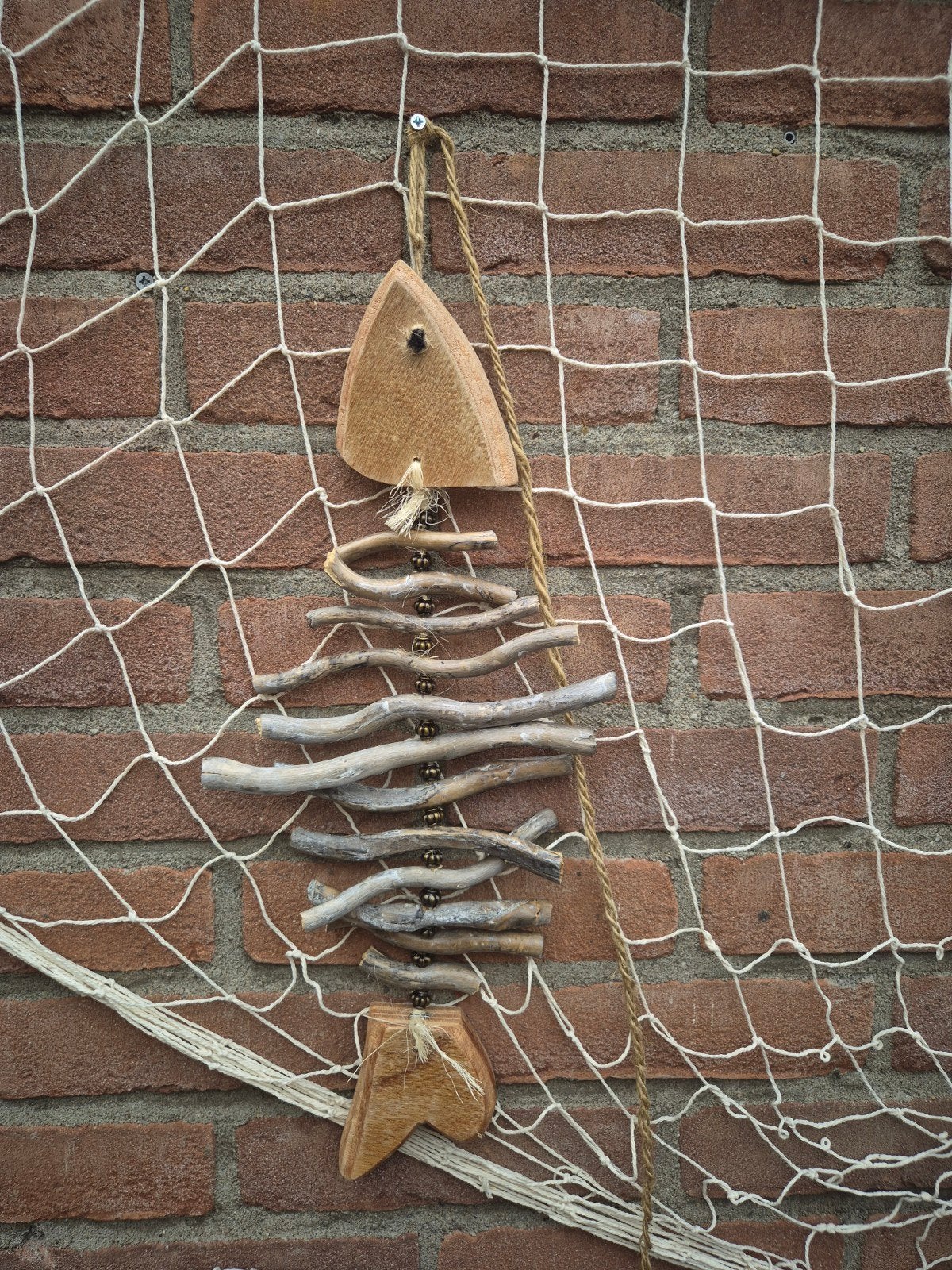 Leuke decoratie vis van 50 cm voor binnen en buiten, Tuin en Terras, Ophalen of Verzenden, Gebruikt