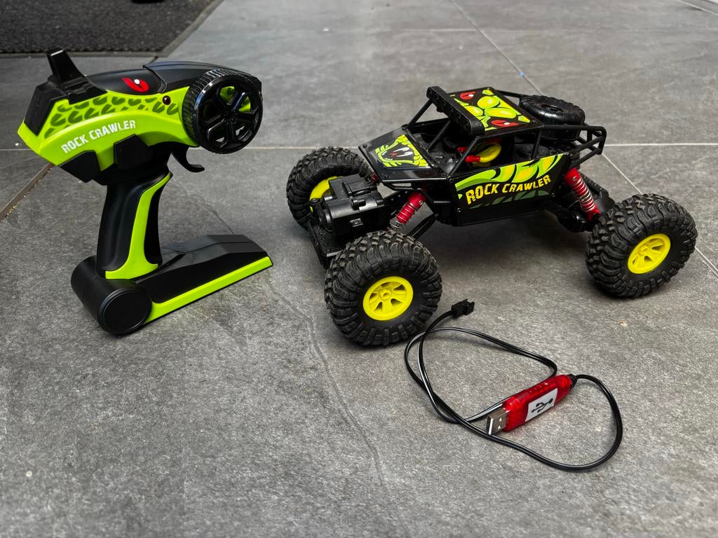 Op afstand bestuurbare Rock Crawler auto, Gebruikt, Auto, Groter dan 1:32, Ophalen