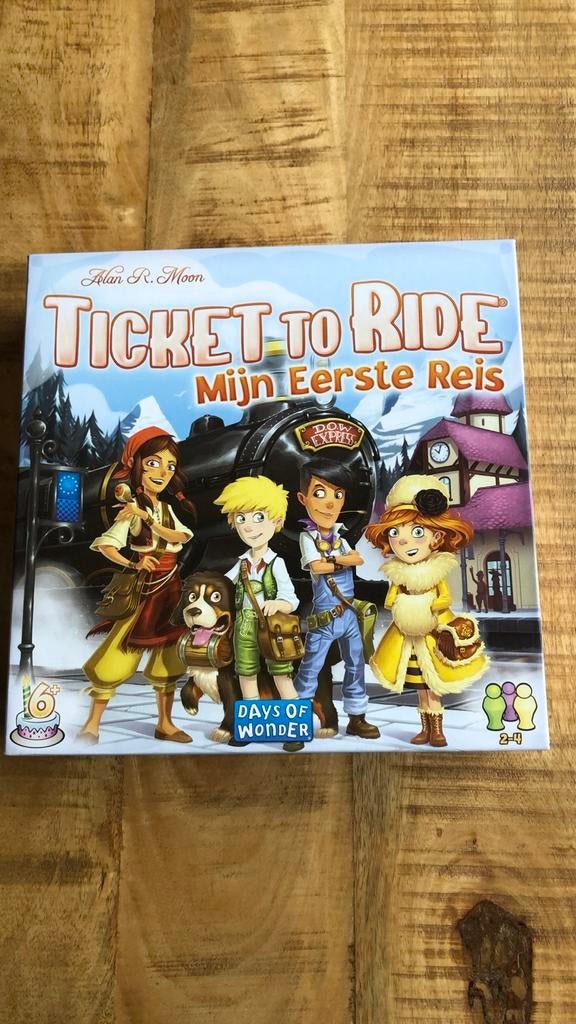 Ticket to Ride: Mijn Eerste Reis Bordspel Zo goed als nieu, Een of twee spelers, Ophalen of Verzenden, Zo goed als nieuw