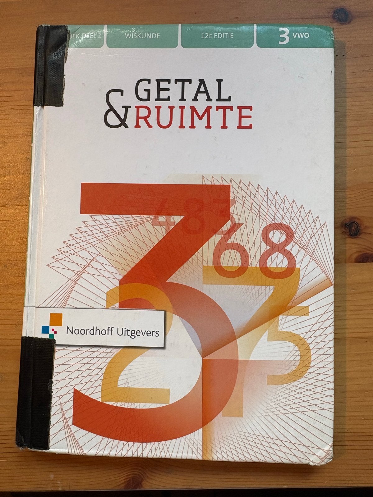 Getal & Ruimte Wiskunde leerboek VWO 3 12e editie deel 1, Ophalen of Verzenden, Beta, Gelezen, WO
