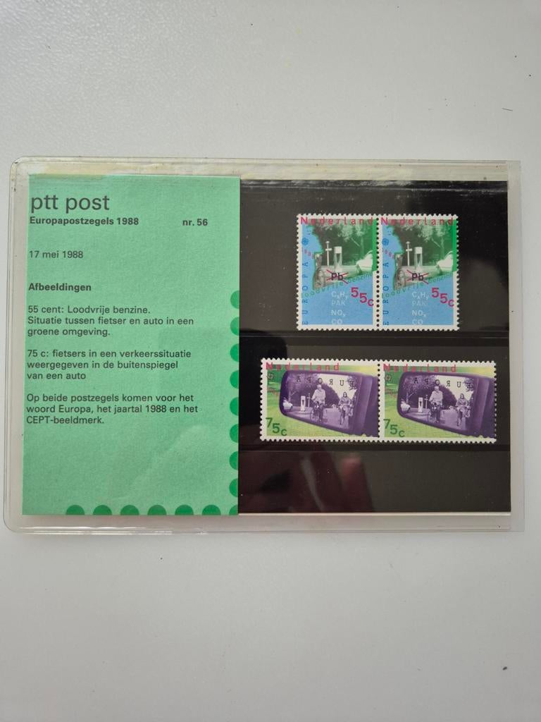 Europapostzegels 1988 PTT Post - Modern Communicatie, Ophalen, Na 1940, Postfris