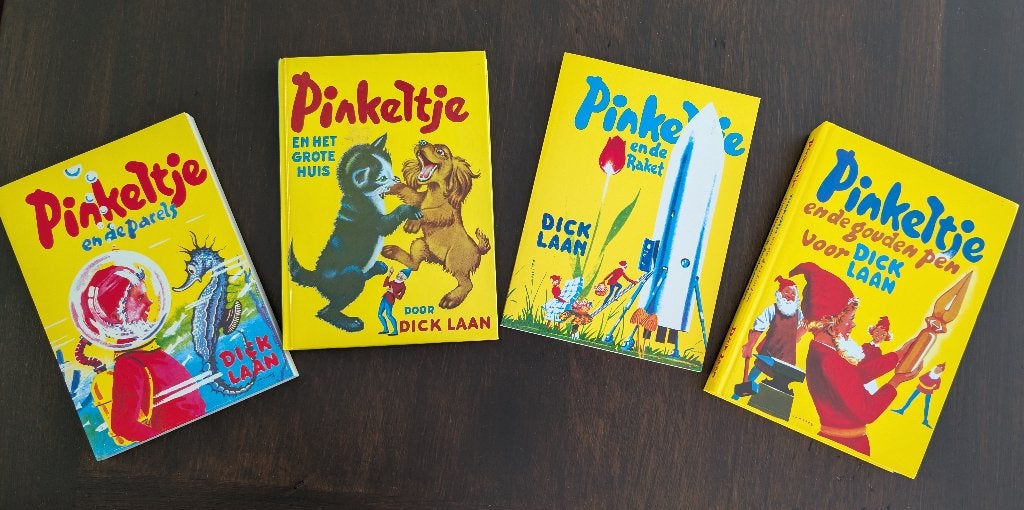 Pinkeltje boeken 4 stuks - Auteur Dick Laan izgst, Gelezen, Dick Laan, Ophalen of Verzenden, Sprookjes