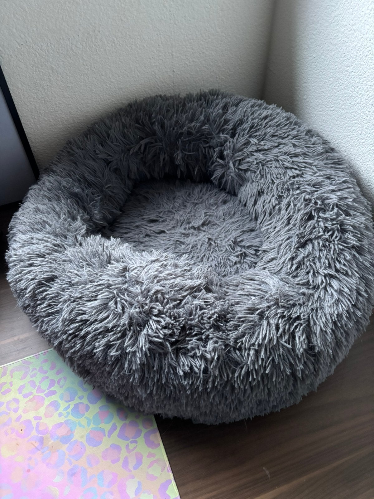 Fluffy mand kat, Ophalen of Verzenden, Zo goed als nieuw, Pluche