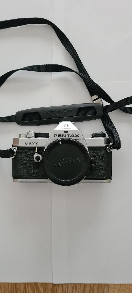 Pentax analoge camera met div...., Audio, Tv en Foto, Fotocamera's Analoog, Verzenden, Gebruikt, Spiegelreflex, Pentax