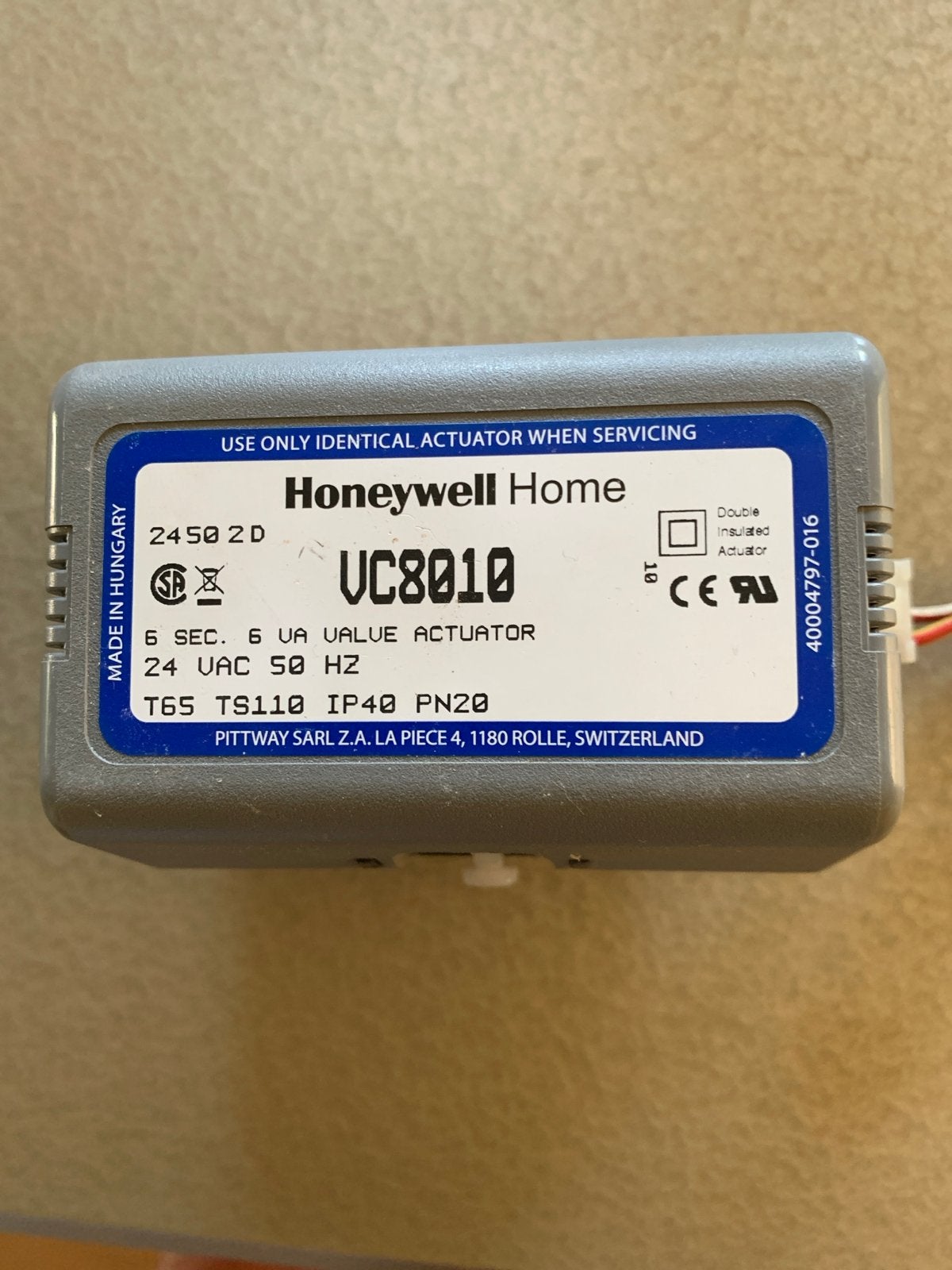 Honeywell Home VC8010 Klepactuator - Nieuwstaat, Ophalen of Verzenden, Nieuw