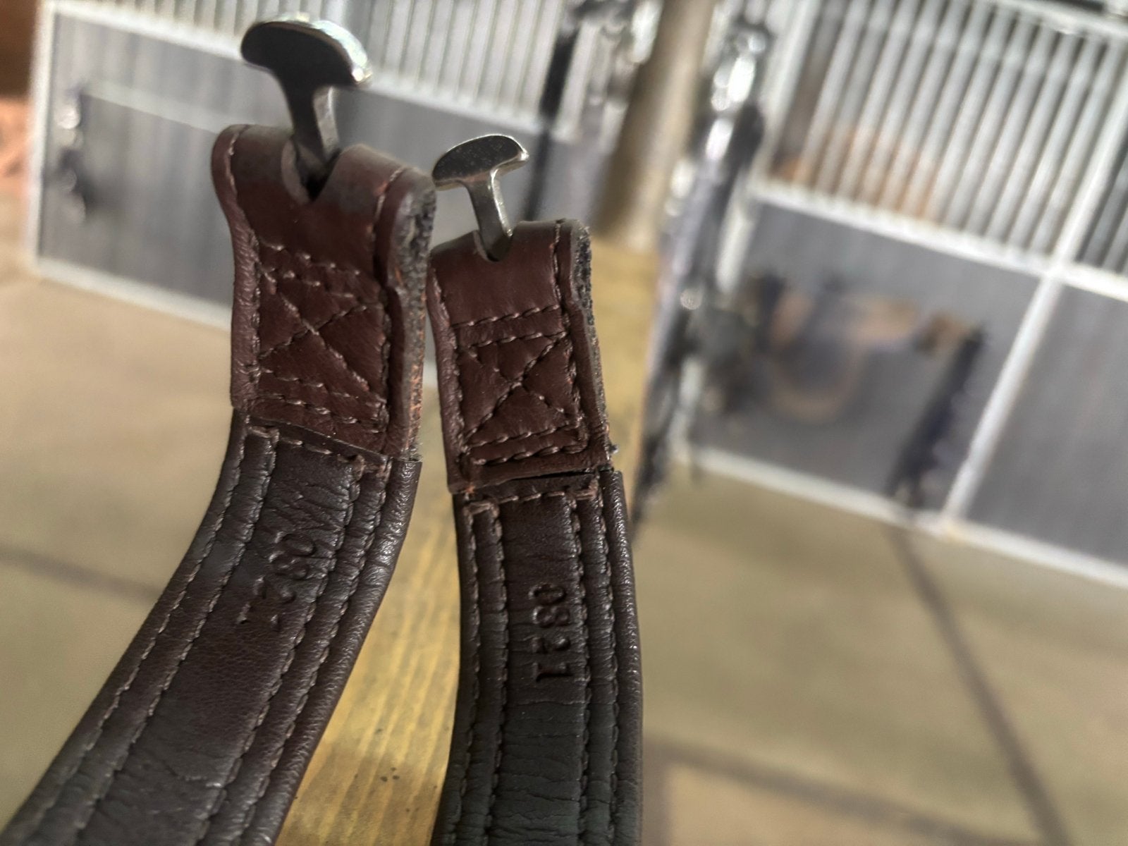 Donkerbruine wintec stijgbeugelriemen 70cm, Dieren en Toebehoren, Paarden en Pony's | Hoofdstellen en Tuigage, Wintec, Bruin, Ophalen of Verzenden