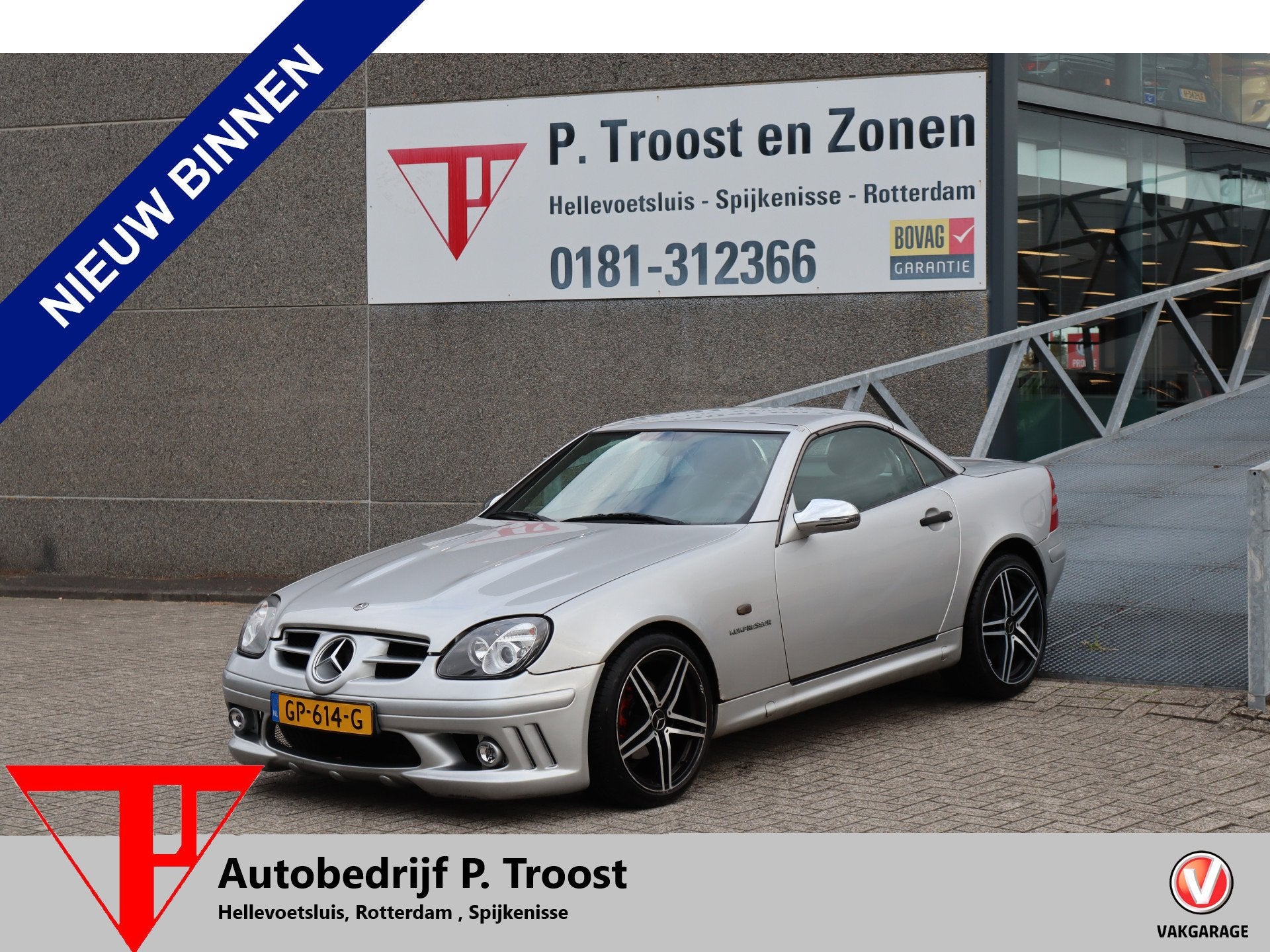 Mercedes-Benz SLK 230 K Automaat/Stoelverwarming/Cruise cont, Auto's, Automaat, Achterwielaandrijving, 194 pk, Cabriolet